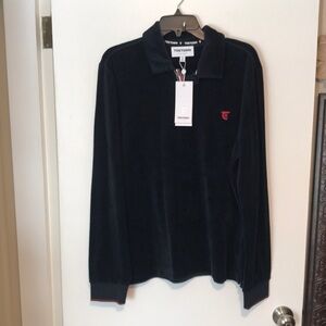 NEW Tretorn Navy Velour Shirt. XL